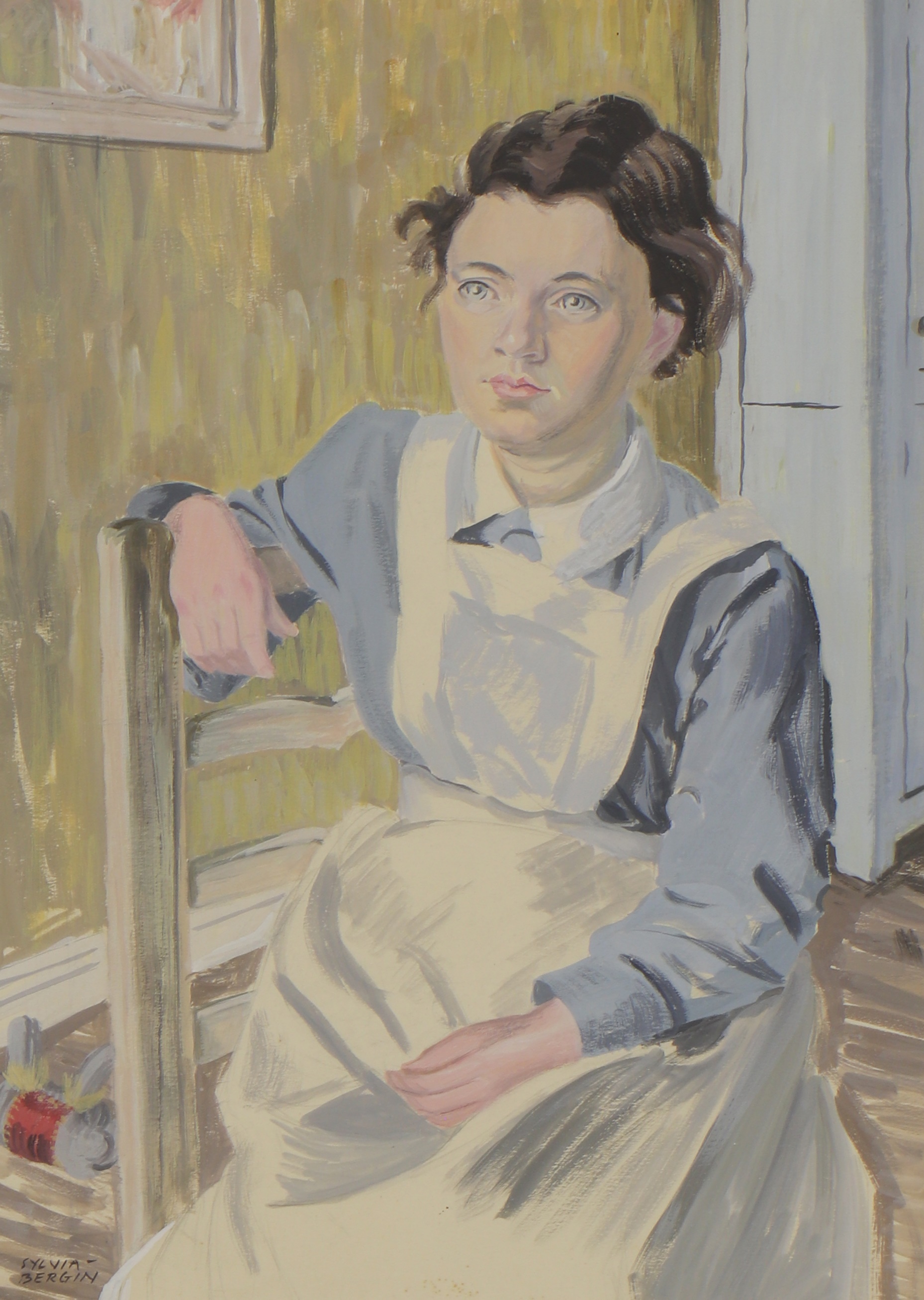 Sylvia Bergin Rowley (1904-1999) 'Nurse', c.1940s