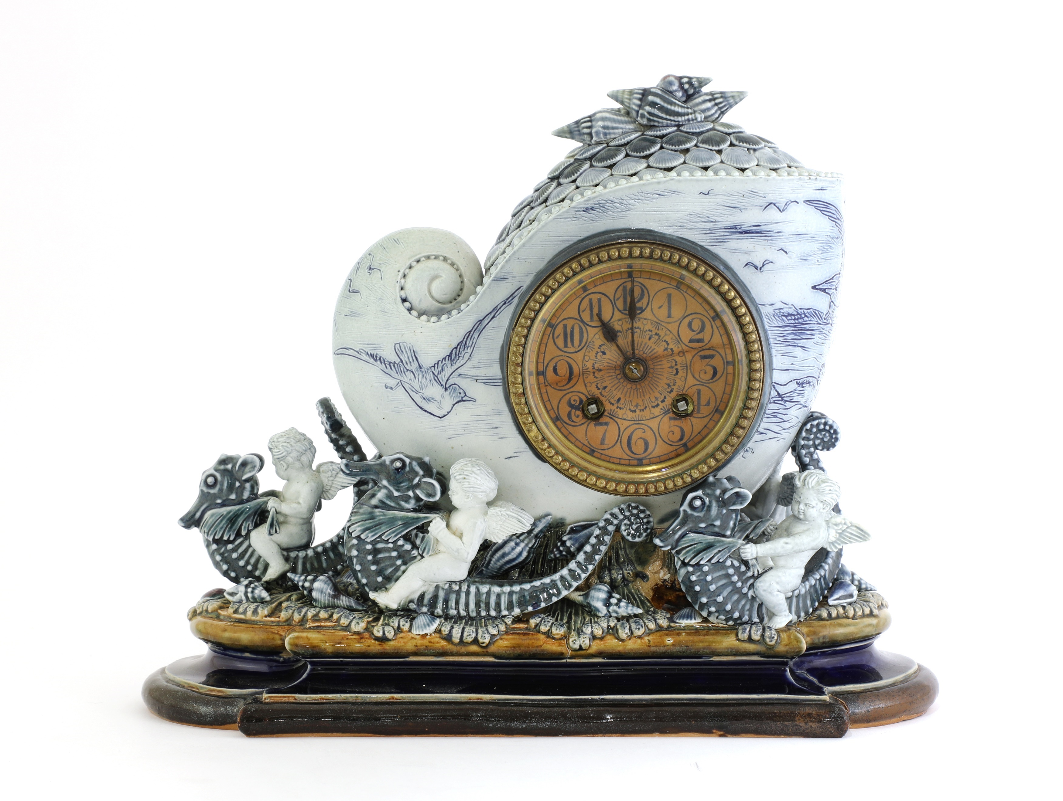 A rare Doulton Lambeth 'Nautical' clock (£9,100)