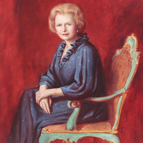 Mrs Thatcher portrait saved from the scrapheap sells for hundreds of pounds
