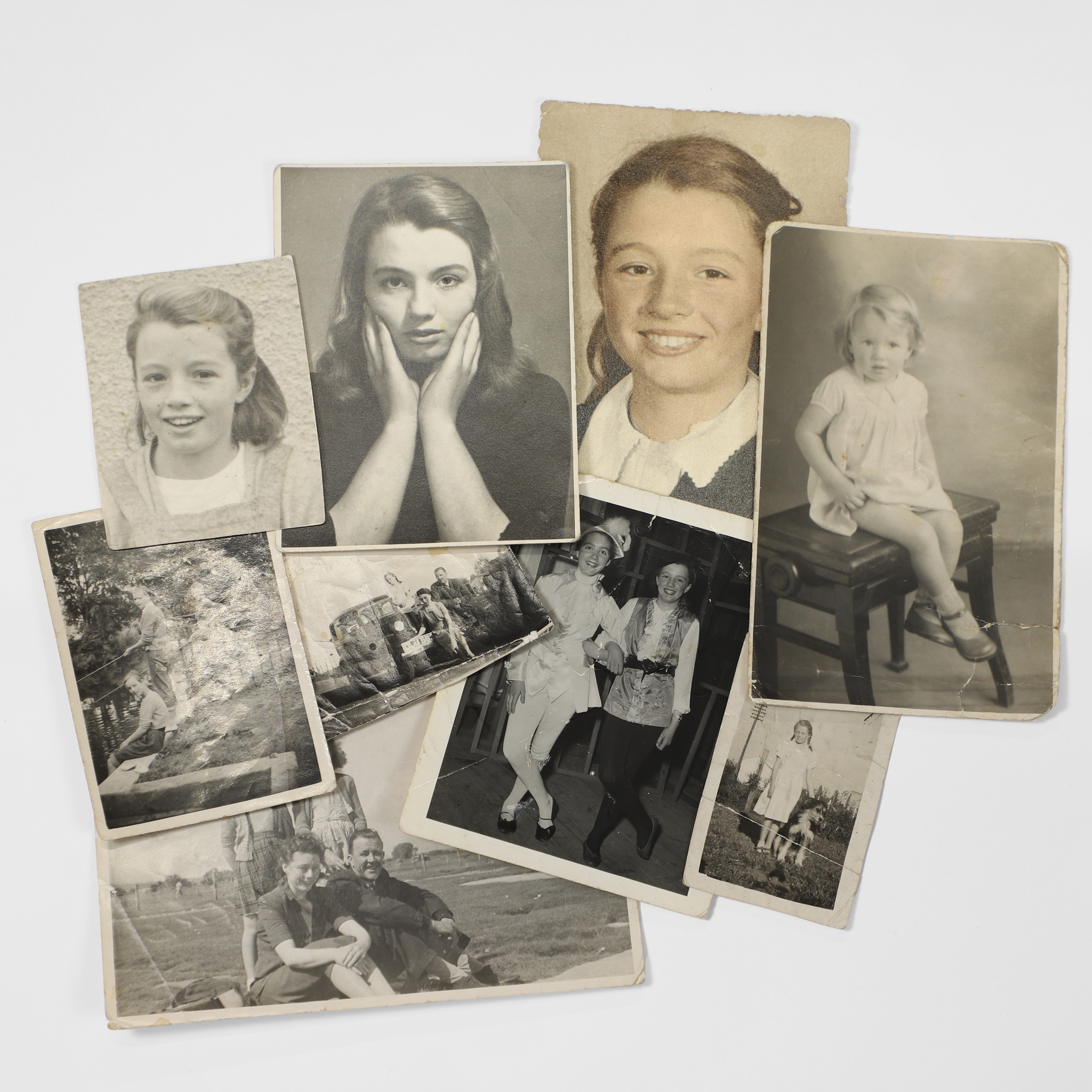 A group of Christine Keeler childhood photographs 1944 to 1950s (£500-800)