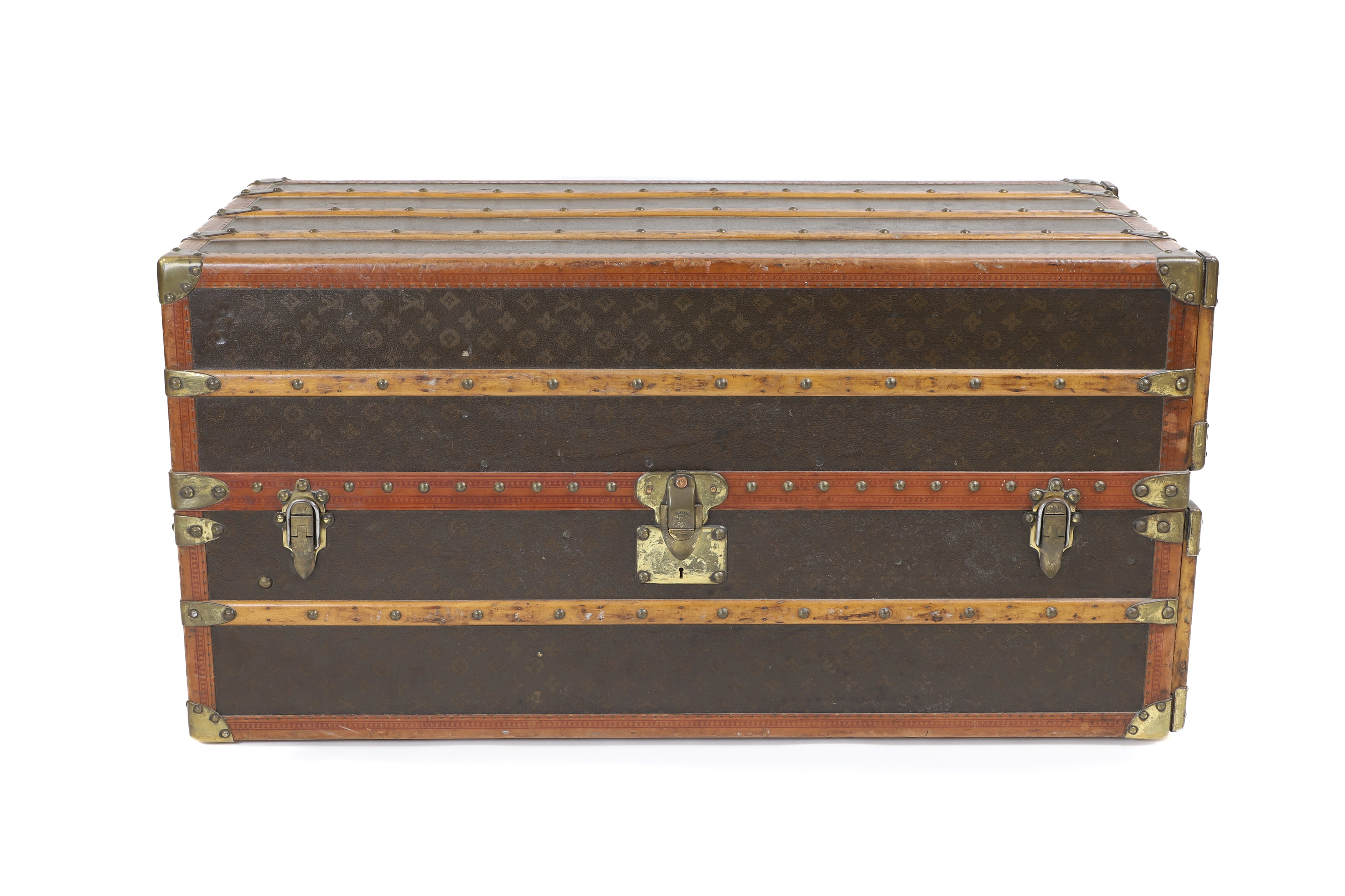 A Louis Vuitton monogrammed canvas wardrobe trunk (£8,000-12,000)