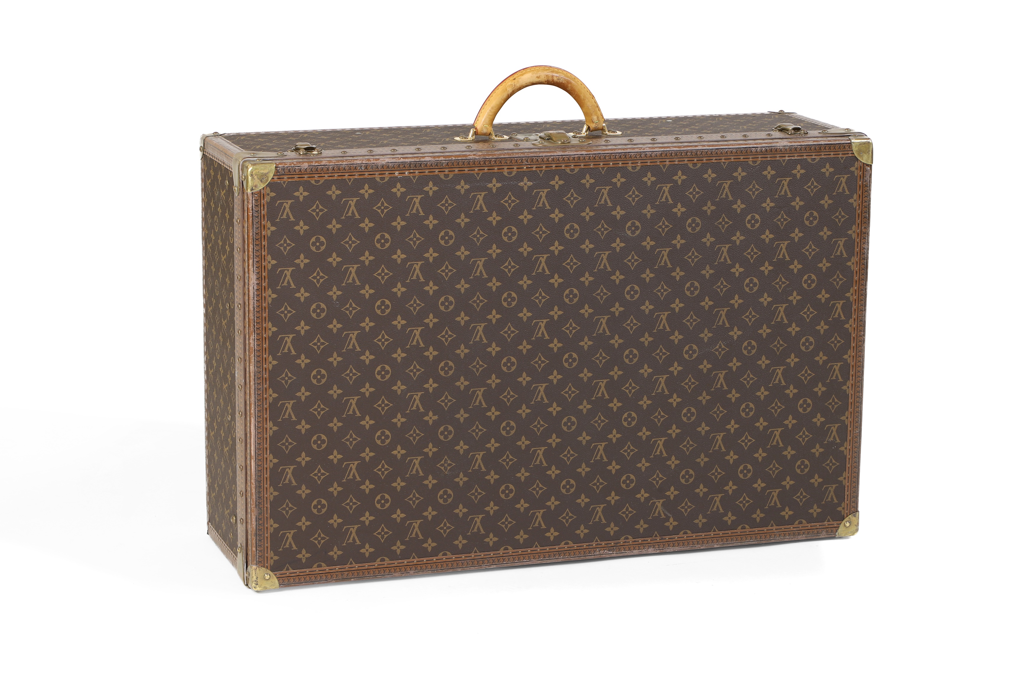 A Louis Vuitton monogrammed canvas English 'Alzer' suitcase (£1,200-1,800)