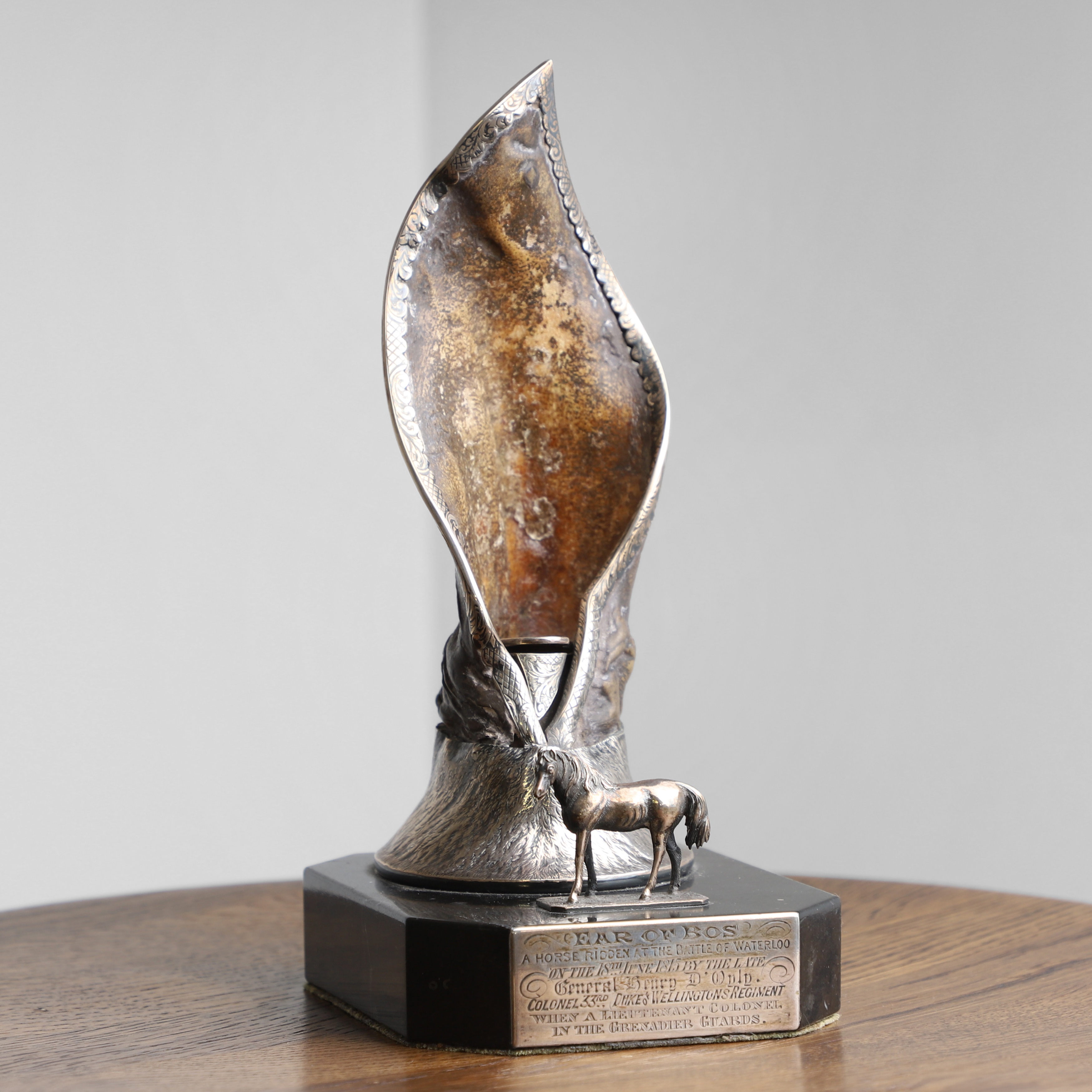 Battle of Waterloo Horse Ear Inkwell