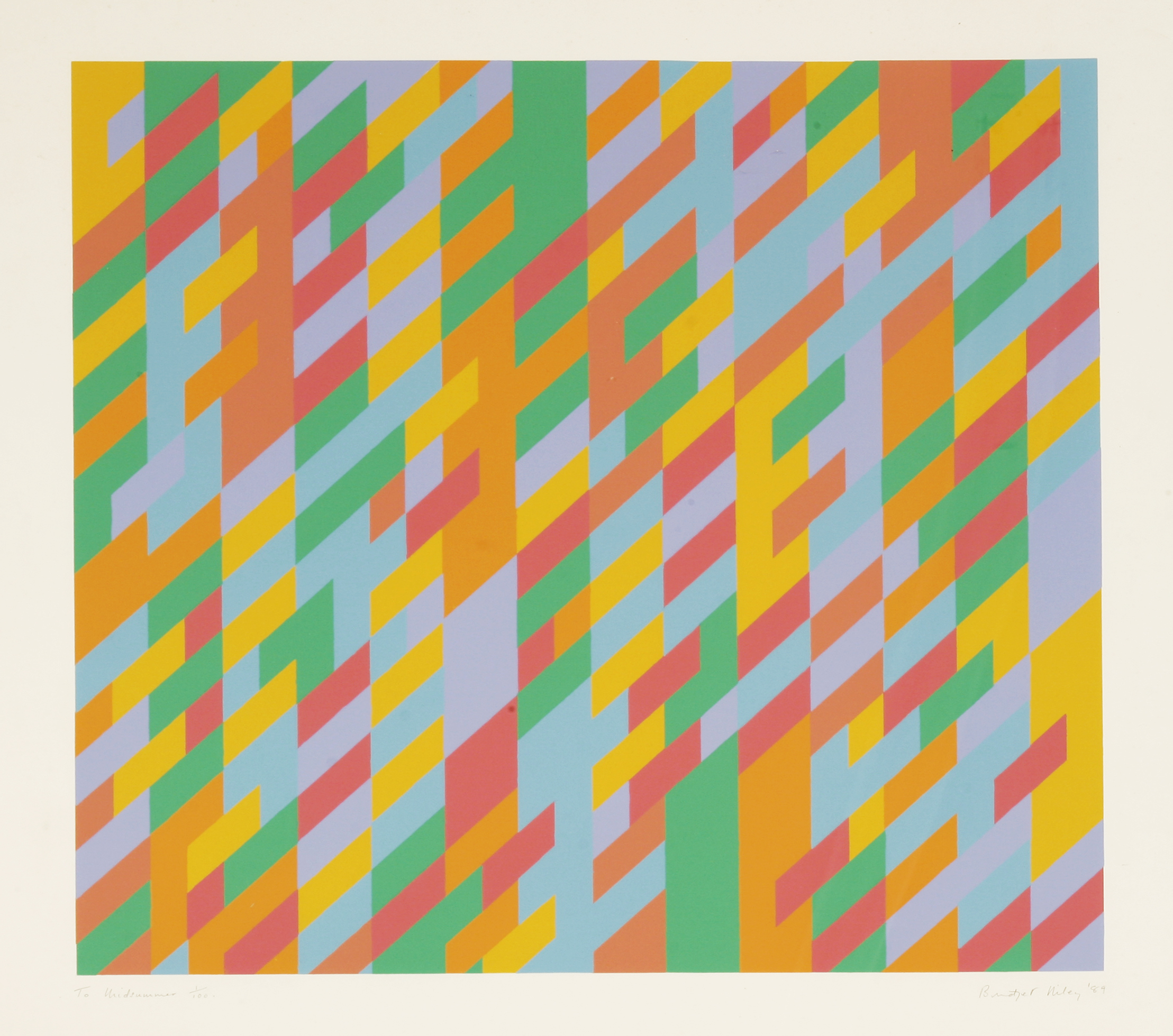 Bridget Riley - To Midsummer (Schubert 34)