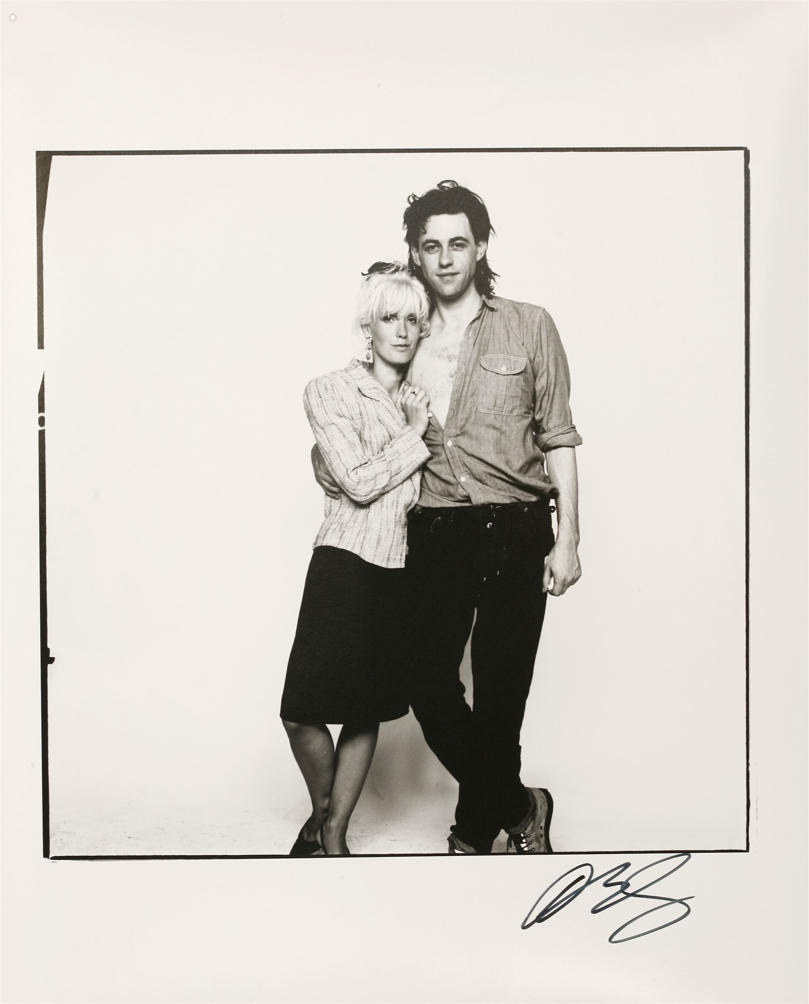 DAVID BAILEY (b. 1938) BOB GELDOF AND PAULA YATES, LIVE AID 13TH JULY 1985