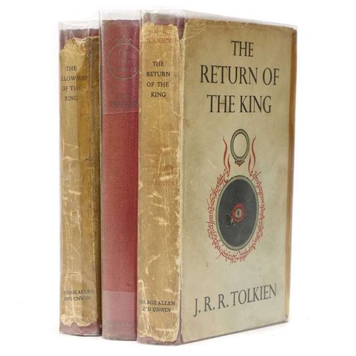 Rare first edition sets of JRR Tolkien's The Lord of the Rings