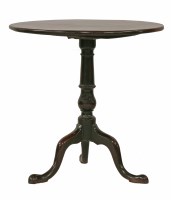 Lot 439 - A mahogany circular tripod table