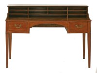 Lot 448 - A mahogany desk