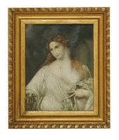 Lot 212 - After Titian
FLORA
Miniature on ivory
14 x 12cm