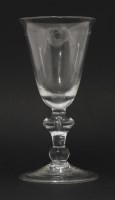 Lot 58 - An inscribed heavy baluster Goblet
