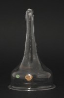 Lot 60 - A glass Wine Funnel