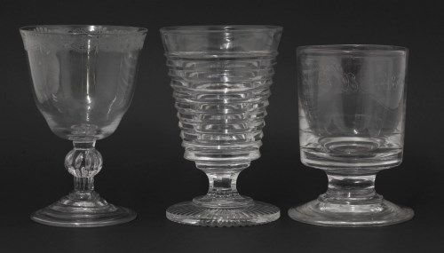Lot 69 - An engraved Water Glass