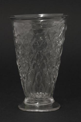 Lot 73 - An unusual diamond moulded Jelly Glass