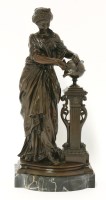 Lot 151 - A bronze figure of Urania