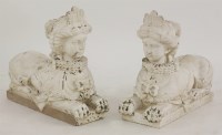 Lot 113 - A pair of sphinxes
