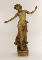 Lot 157 - A gilt bronze figure of a lady