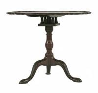 Lot 458 - A Mahogany tripod table