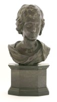 Lot 163 - A bronze bust of the young Christ