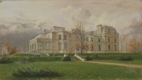 Lot 297 - Frederick Golden Short (1863-1936)
VIEWS OF A COUNTRY HOUSE 
A pair