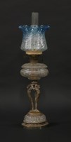 Lot 342 - A Victorian oil lamp