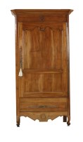 Lot 516 - A French cherrywood armoire