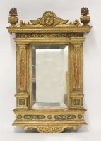 Lot 399 - An Italian carved giltwood mirror