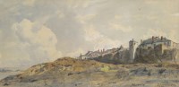 Lot 221 - Frederick George Cotman (1850-1920)
'AT APPLEDORE'
Signed and dated 1870 l.r.