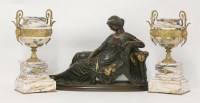 Lot 353 - A French bronze and gilt bronze figure