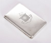 Lot 116 - A Victorian silver cigar case