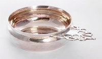 Lot 104 - A Victorian silver bleeding bowl