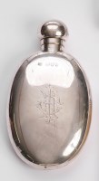 Lot 117 - A Victorian silver pocket hip flask