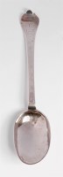 Lot 207 - A Charles II silver trefid spoon