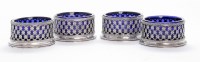 Lot 165 - A set of four Victorian silver salts