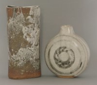 Lot 128 - A Janet Leach stoneware slab vase