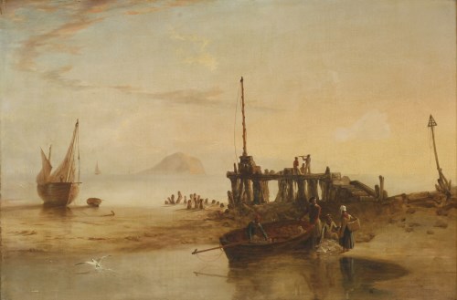 Lot 251 - Charles Henry Seaforth (1801-1872)
'VIEW OF BASS ROCK NEAR EDINBURGH'
Signed and dated 1835