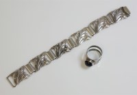 Lot 52 - A Swedish silver bracelet