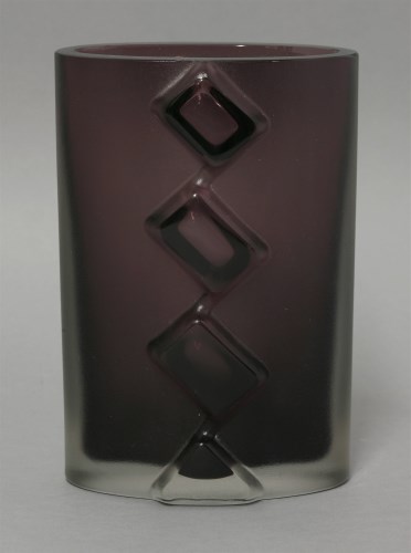Lot 169 - A purple glass vase