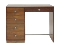 Lot 518 - A walnut desk