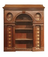 Lot 29 - A George III mahogany cabinet