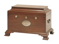 Lot 40 - A George III mahogany document box