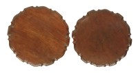 Lot 43 - Two George III mahogany trays