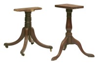 Lot 44 - Two George III tripod table bases