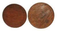 Lot 45 - Two George III mahogany trays