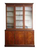 Lot 50 - A George III mahogany bookcase