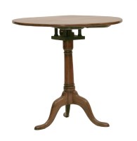 Lot 61 - A George III mahogany tripod table