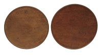 Lot 73 - Two George III mahogany trays