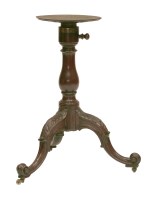 Lot 76 - A good George III mahogany reading table stand