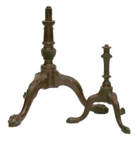 Lot 105 - A good George III mahogany tripod table base