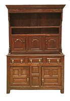 Lot 114 - A rare Caernarvon oak dresser