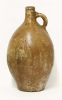 Lot 121 - A salt-glazed stone bellied flagon